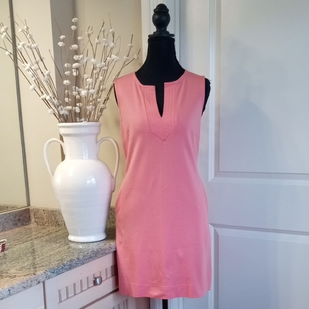 New York & Company Coral Pinky Shade Sleeveless Dress. Size Small